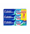 Crema Dental Fluocardent Triple Acción Max Sabor A Menta x 150ml x 3 Unidades