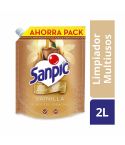 Limpiador Líquido Multiusos Sanpic Aroma Vainilla Doypack x 2000ml Ahorra Pack