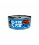 Alimento Húmedo Para Gato Nutrecat Gourmet Sabor A Atún Y Camarón Lata x 85gr