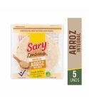 Arepas De Arroz Integral Sary Consciente Sin Gluten x 375gr x 5 Unidades