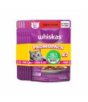 Alimento Húmedo Para Gato Whiskas Adultos Sabores Surtidos X 85gr X 7 Unidades Promopack