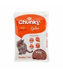 Alimento Para Gato Chunky Adulto Sabor A Pollo Y Salmón x 500gr