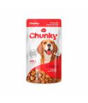 Alimento Húmedo Para Perro Chunky Delidog Trozos De Carne De Res x 100gr