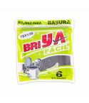 Bolsa Para Basura 75x120 Negra 6u Briyafacil