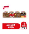 Alimento Lácteo Alquemix M&M's x 100gr x 4 Unidades