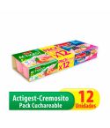 Yogurt Alquería Actigest Surtido x 100gr x 6 Unidades + Cremosito Fortikids x 95gr x 6 Unidades