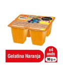 Gelatina Fortikids Alquería Sabor A Naranja x 90gr x 4 Unidades