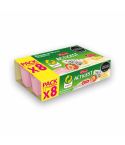 Alimento Lácteo Actigest Alquería Sabor A Pitaya Y Fresa Con Probióticos X 100gr X 8 Unidades