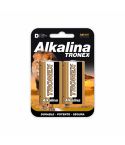 Pila Tronex Alkalina Tipo D Blíster x 2 Unidades
