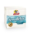 Servilletas La Vaquita Dobladas x 100 Unidades