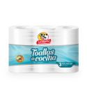 Toallas De Cocina Multiusos La Vaquita 50 Hojas x 3 Unidades