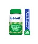 Tabletas Bénet Complejo B, Vitamina C, Calcio Y Zinc X 60 Unidades