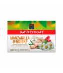 Aromáticas Nature's Heart Manzanilla Y Jengibre x 30gr x 20 Sobres