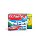 Crema Dental Colgate Triple Acción Menta Original x 75ml x 3 Unidades Econopack