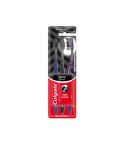 Cepillo De Dientes Colgate Zigzag Charcoal Tipo Medio x 3 Unidades