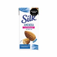 Bebida Líquida Silk A Base De Almendra Sabor Natural Sin Endulzante Tetra X 946ml