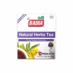 Té Badia Hierbas Naturales x 15gr x 10 Unidades