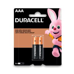 Pila Duracell Alcalina Tipo Aaa Blíster x 2 Unidades