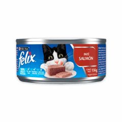 Alimento Húmedo Para Gato Felix Purina Paté Salmon x 156gr
