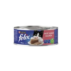 Alimento Húmedo Para Gato Felix Purina Paté Salmon x 156gr