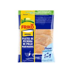 Filetes De Pechuga De Pollo Marinados Friko Bolsa X 1000gr