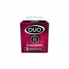 Preservativo Duo G-Sensation x 3 Unidades