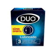 Preservativo Duo Lubricado Pague 2 Lleve 3 Unidades