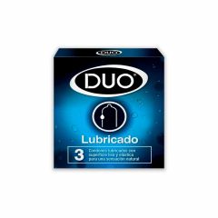 Preservativo Duo Lubricado x 3 Unidades