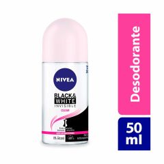 Desodorante En Roll On Nivea Women Black & White Invisible x 50ml