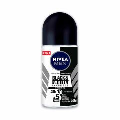 Desodorante En Roll On Nivea Men Black & White Invisible x 50ml