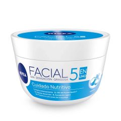 Crema Corporal Nivea Cuidado Nutritiva 5 En 1 Piel Grasosa Pet x 100ml