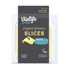 Queso Original Violife Vegano Tajado x 200gr x 10 Tajadas