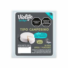 Queso Campesino Violife 100% Vegano Bloque x 200gr