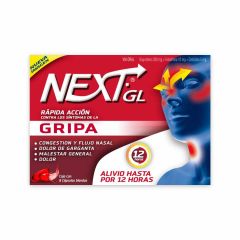 Antigripal Next GL Rápida Acción Contra La Gripa Caja x 8 Cápsulas