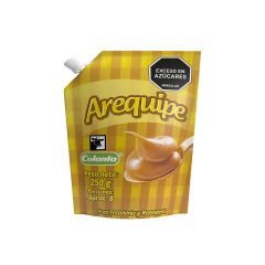 Arequipe Colanta Dulce De Leche Caramel Doypack x 250gr