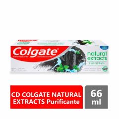 Crema Dental Colgate Natural Extracts Purificante Carbón Activado x 66ml