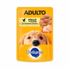 Alimento Húmedo Para Perro Pedigree Adulto Sabor A Filetes De Pollo x 100gr