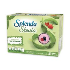 Endulzante Splenda 40g 40sob Nat/stevia