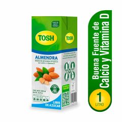 Bebida De Almendras Tosh Sin Azúcar Tetra x 1000ml