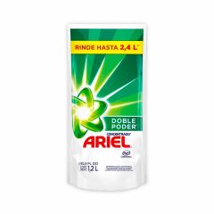 Detergente Líquido Ariel Doble Poder Concentrado Doypack x 1200ml