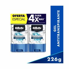 Desodorante En Gel Gillette Specialized Antibacterial x 113gr x 2 Unidades