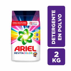 Detergente En Polvo Ariel Revita Color x 2000gr
