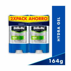Desodorante Gillete 82g 2u Gel Aloe Vera