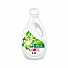 Detergente Líquido Ariel Doble Poder Concentrado Pet x 1800ml