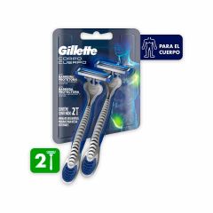 Maquina Desechable Gillette Cuerpo x 2 Unidades