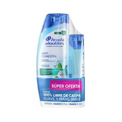 Shampoo Head & Shoulders Anti Comezón X 375ml + 180ml Súper Oferta