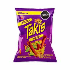 Takis Fuego Sabor Chile Y Limón x 185gr