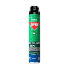 Insecticida En Aerosol Baygon Mata Cucarachas Y Chiripas x 400ml