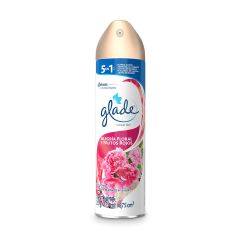 Ambientador Glade Aerosol Aroma Alegría Floral Y Frutos Rojos x 275ml
