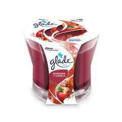 Vela Aromatizante Glade Con Aroma Manzana Canela x 96gr